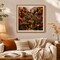 5D Diamond Painting Kits for Adults, Autumn House Diamond Art Kits for Adults, Fall Forest Paint by Diamonds, Full Drill Round Diamond Gem Art Painting, Home Wall Art Decor, 13.78 x 13.78 inch